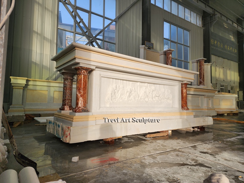 custom marble altar table