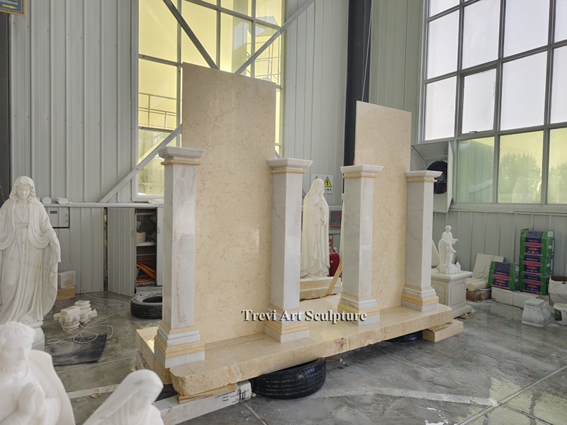 marble shrine wall