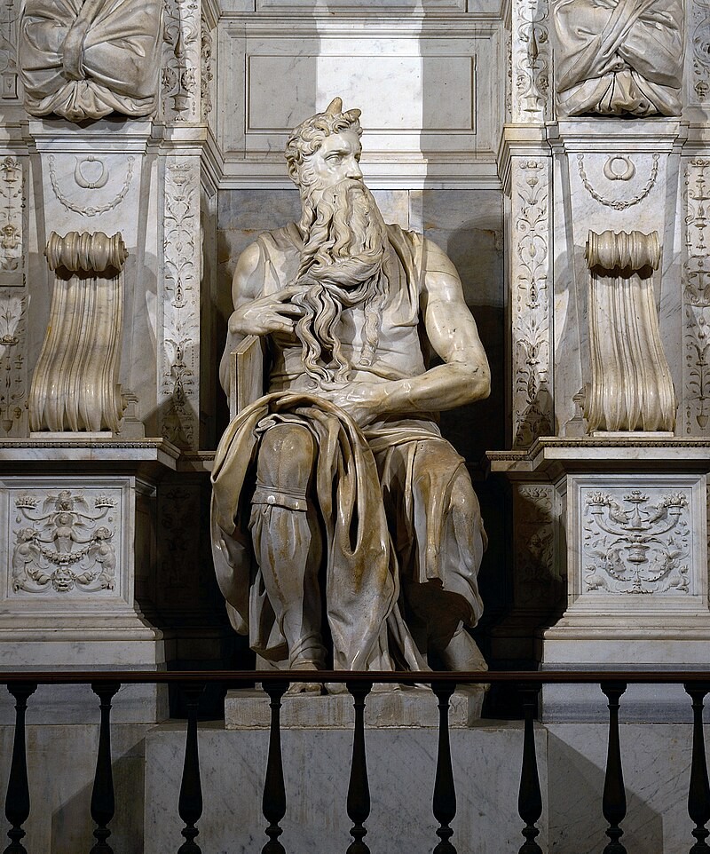 michelangelo's moses rome