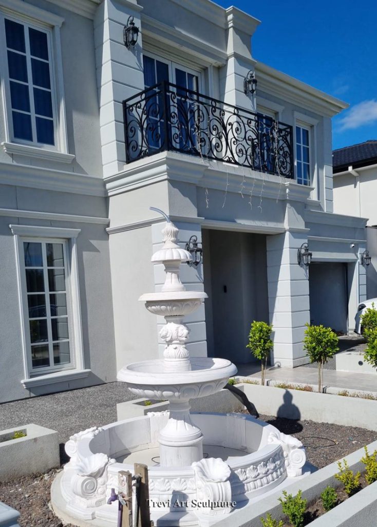 round basin tiered fountain feedback