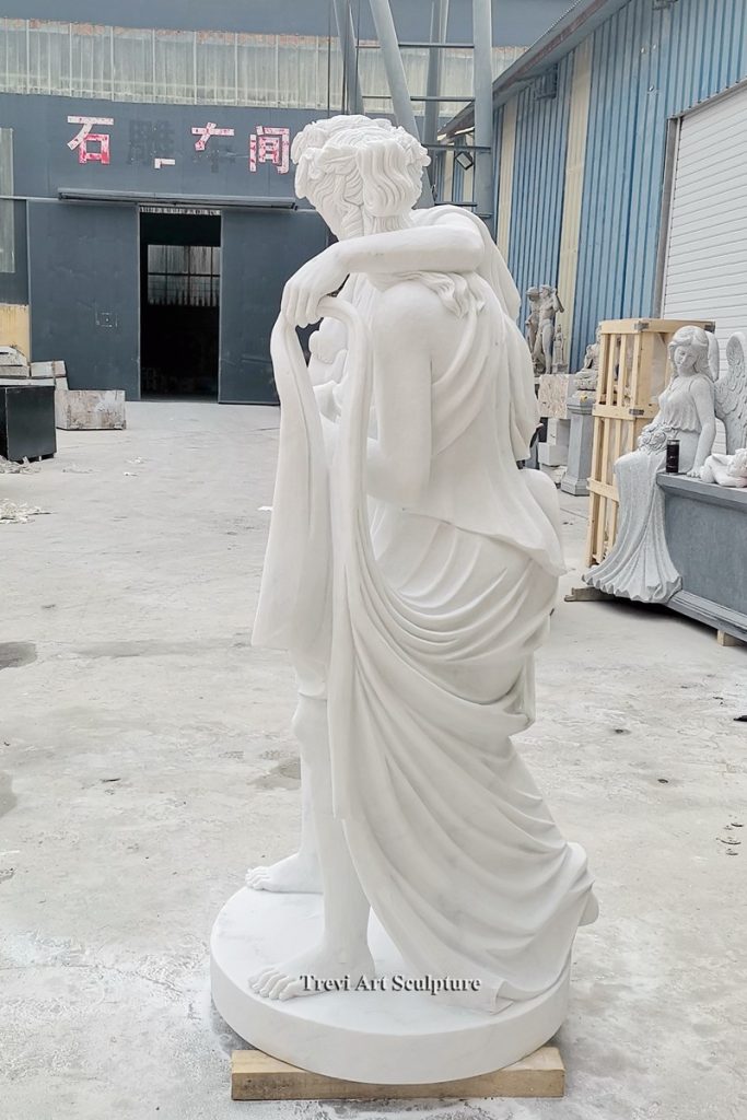 garden bacchus and ariadne sculpture marble replica