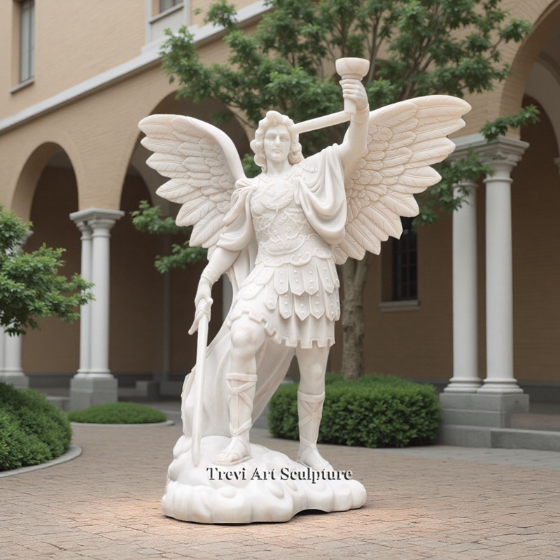 large marble st michael