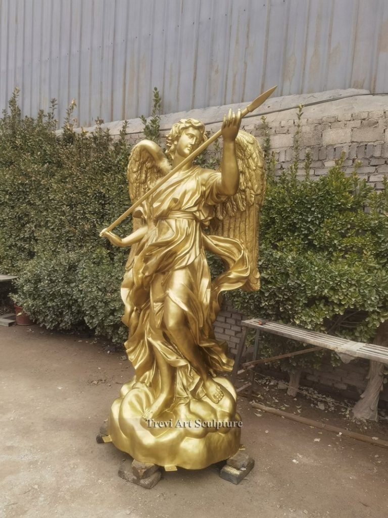 bronze angel statue