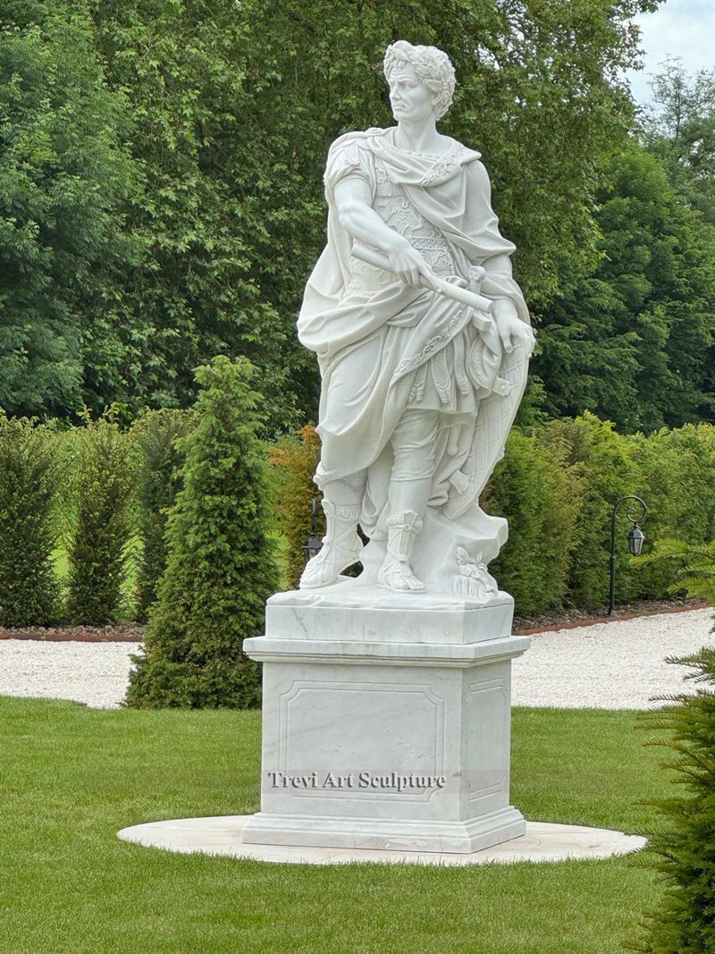 Customer feedback photo of Caesar marble statue