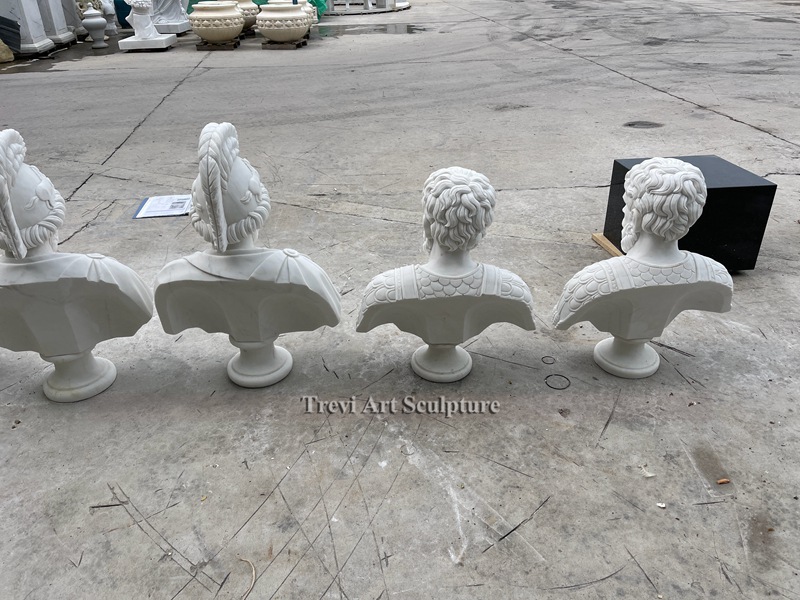 marble busts for castle