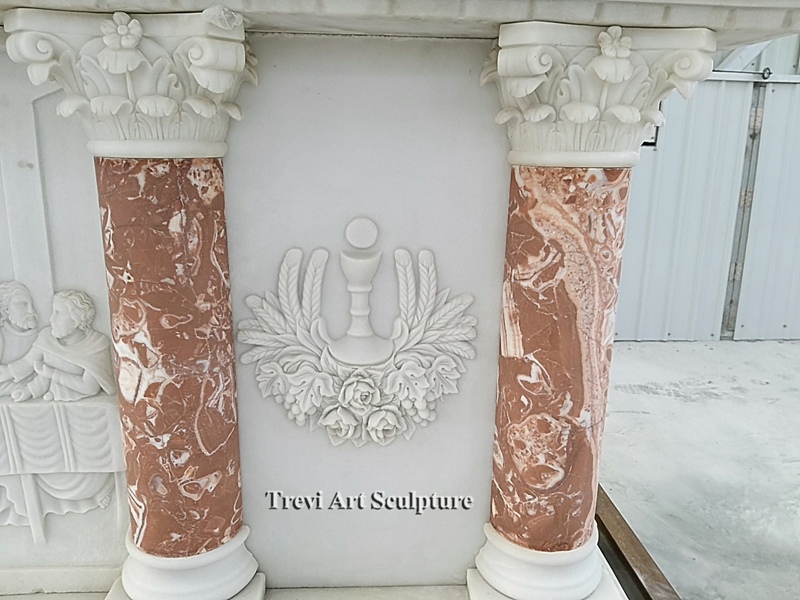 marble traditional catholic altar details
