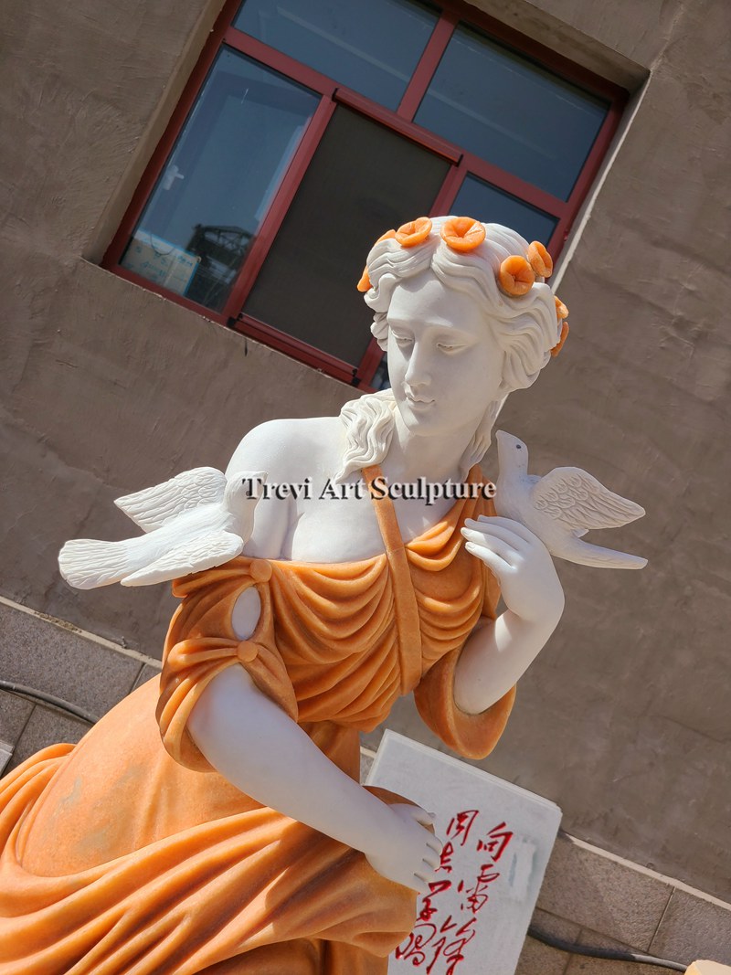 outdoor water fountain statue