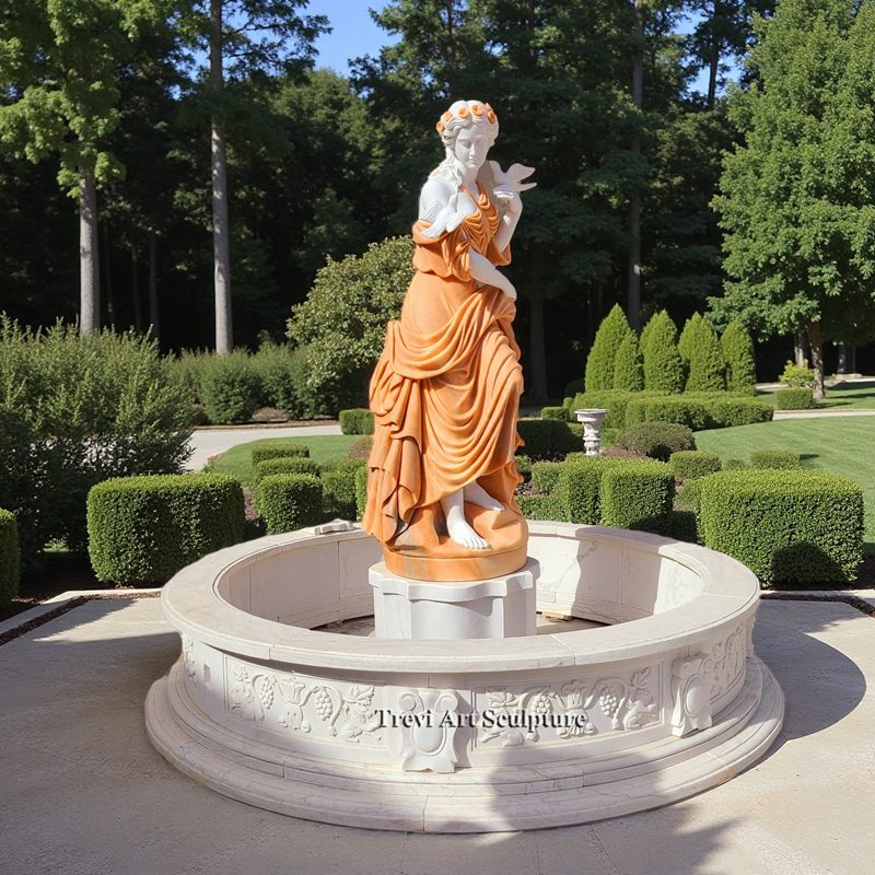 outdoor water fountain statues for sale