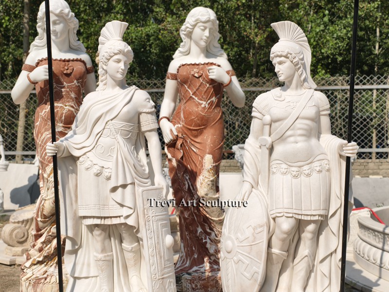 roman warrior statue