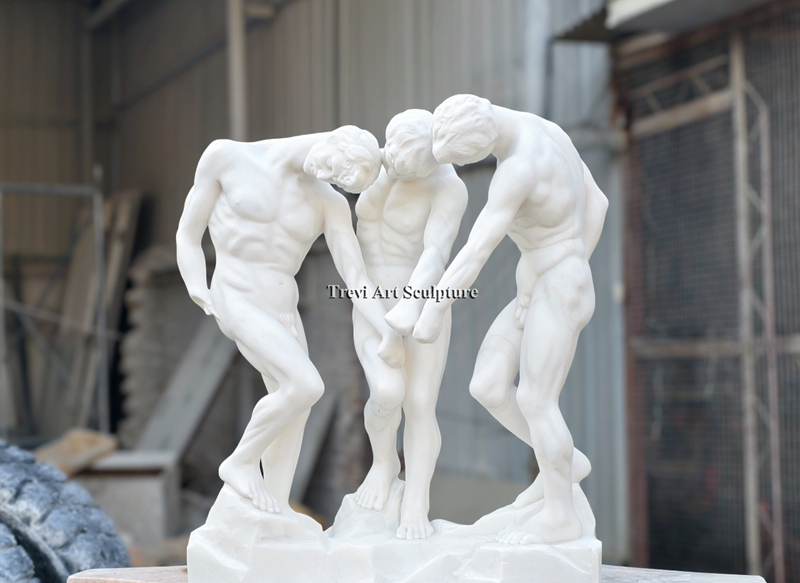 the three shades rodin sculpture replica