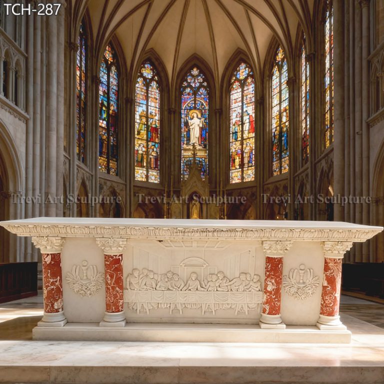traditional catholic marble altar