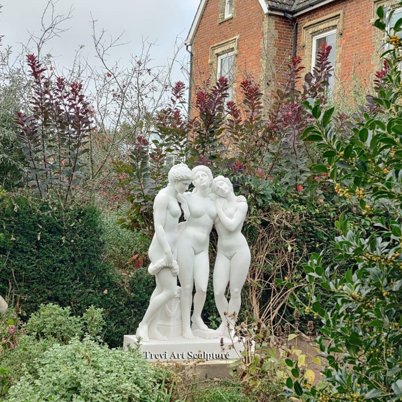 greek goddess statue three graces