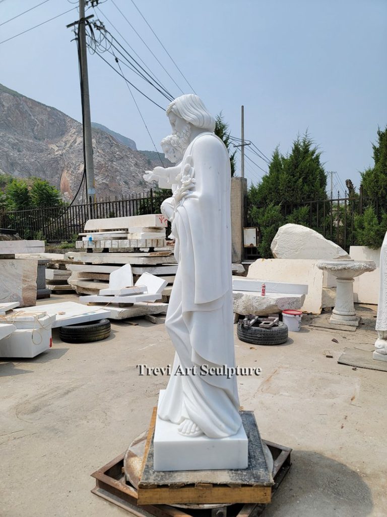 saint joseph and baby jesus statue