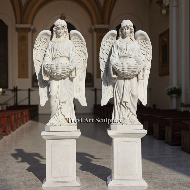 church angel statues