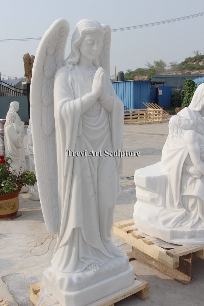 marble church angel statue
