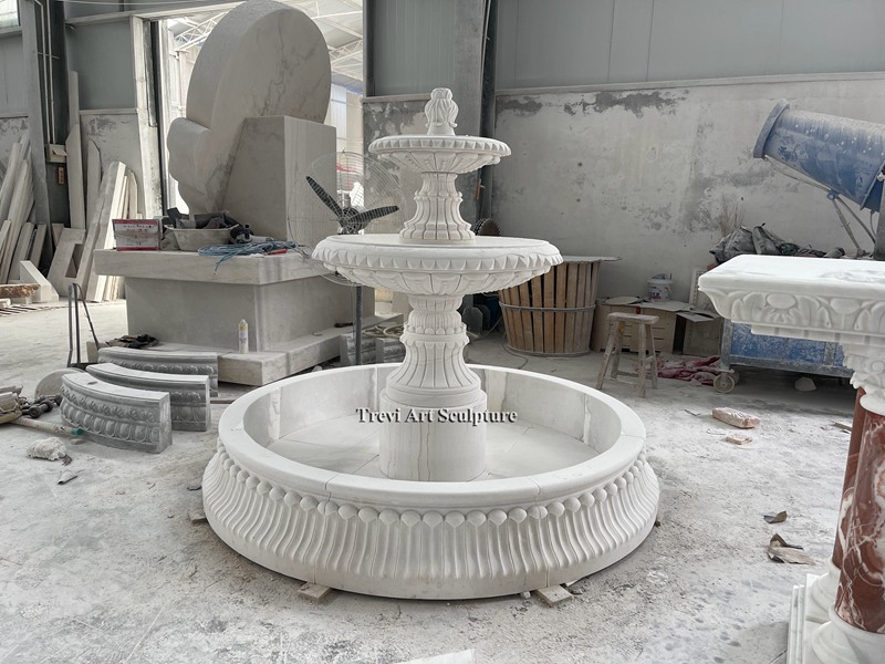 marble fountain