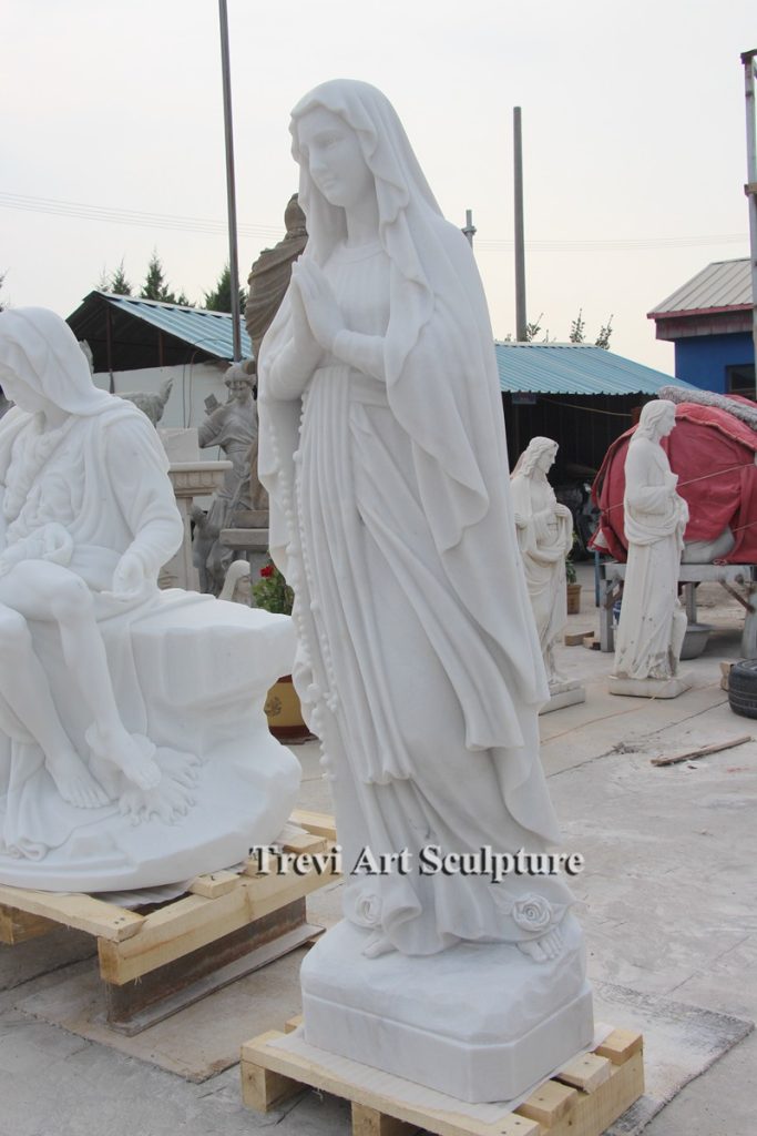 marble virgin mary