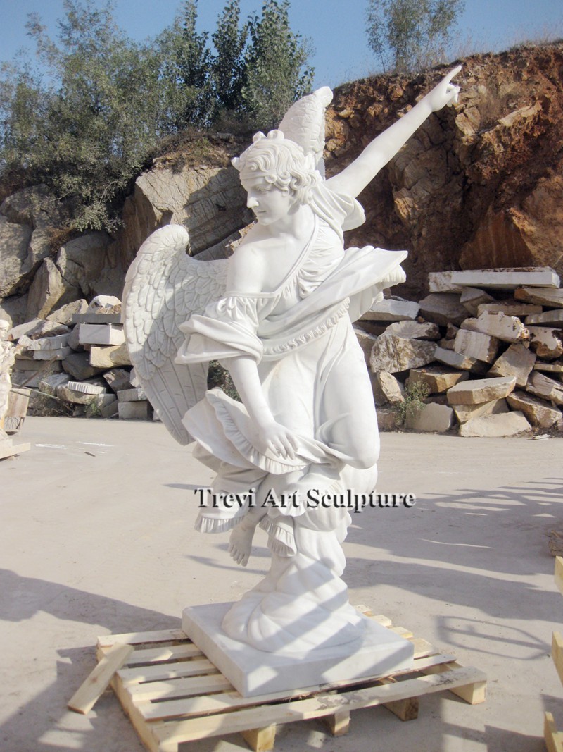 6 feet annunciation angel statue for church