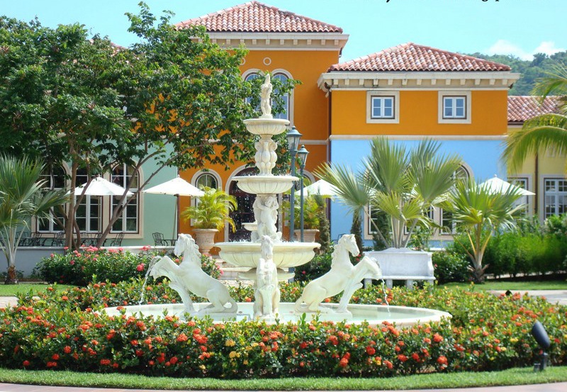 fountain at sandals whitehouse jamaica