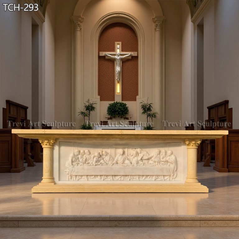 marble roman catholic altar for church