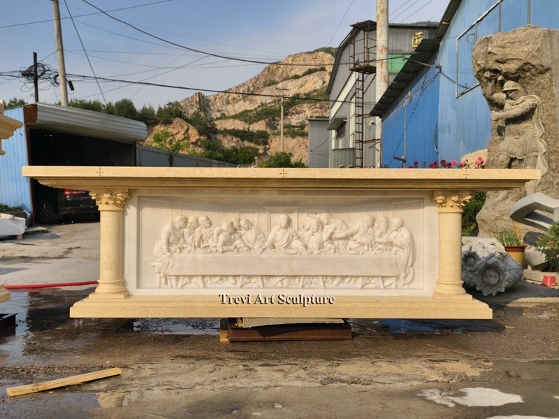 custom marble roman catholic altar for church