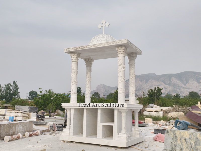 marble high altar details