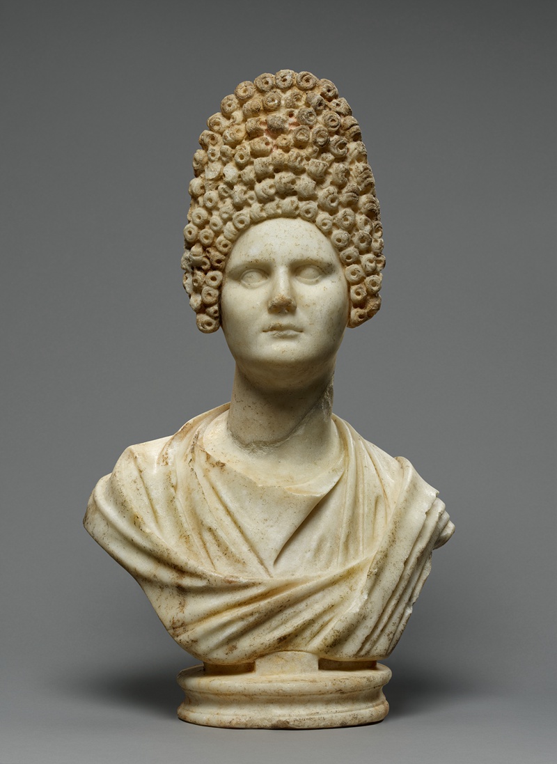 bust of a flavian woman getty museum