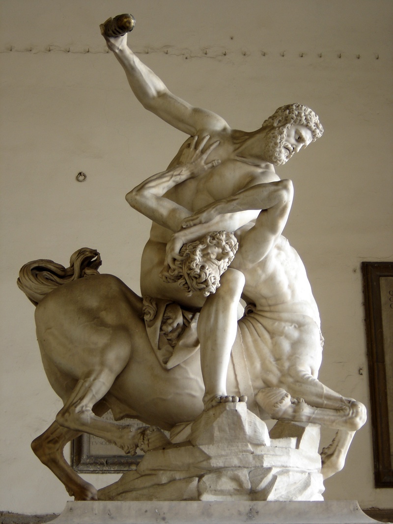heracles and nessus by giambologna