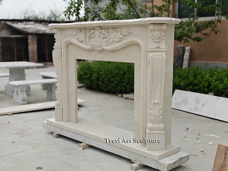 marble fireplace