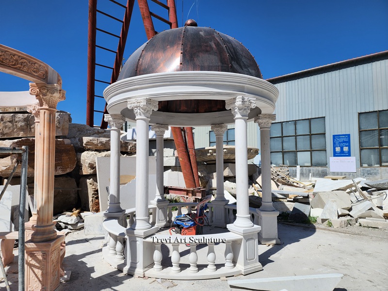 round marble gazebo