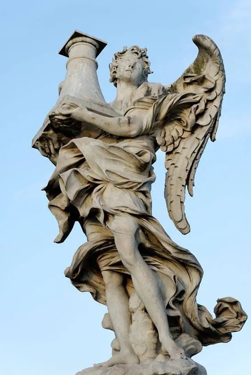 angels and the pillory statue