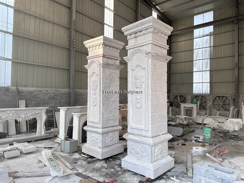 decorative entrance columns