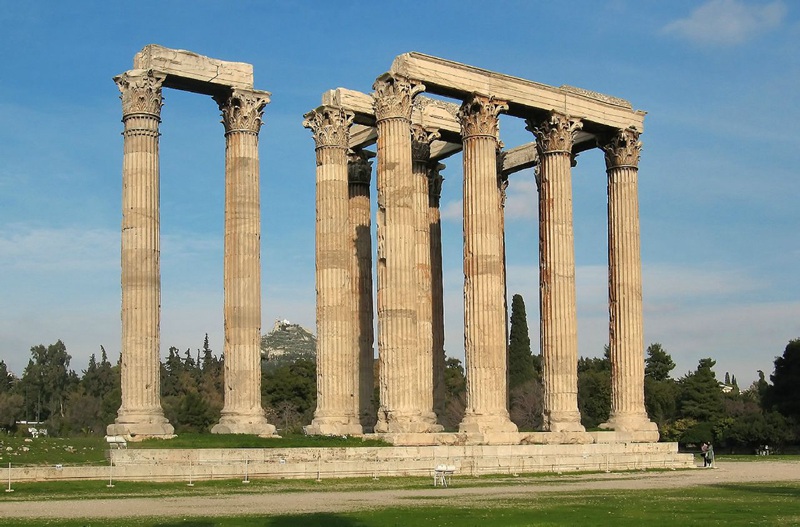 temple of olympian zeus, athens