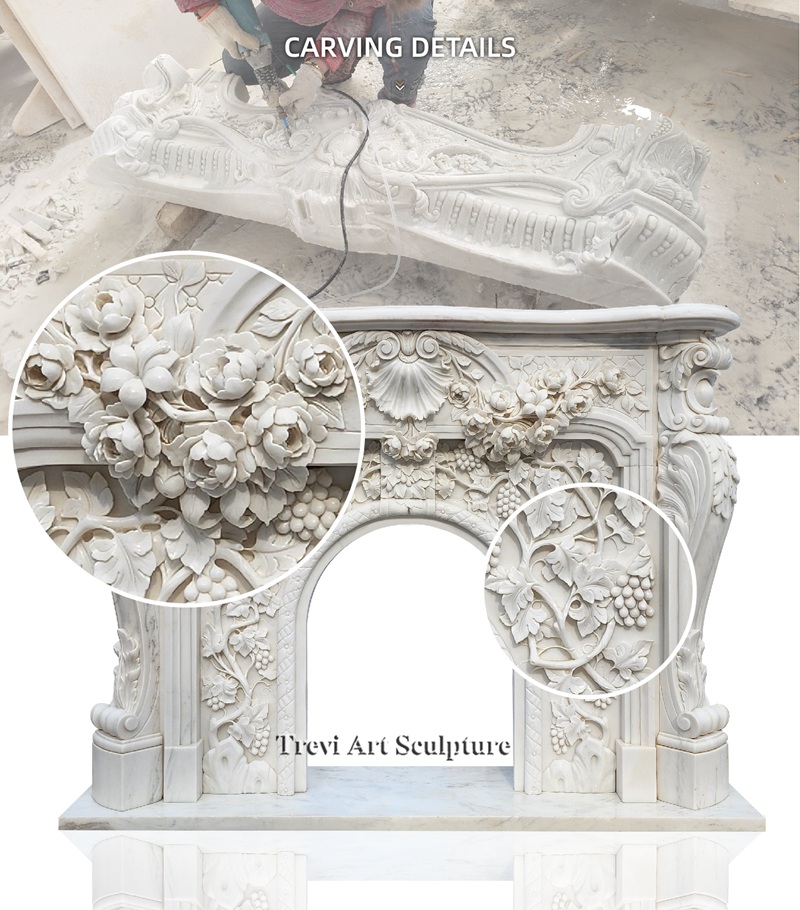 the carving process for marble fireplaces a showcase of fine details in fireplace carving