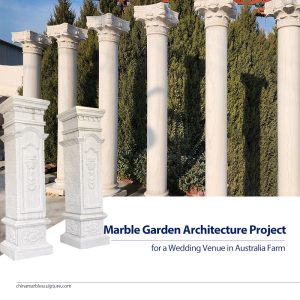 arble garden architecture project for a wedding venue in australia