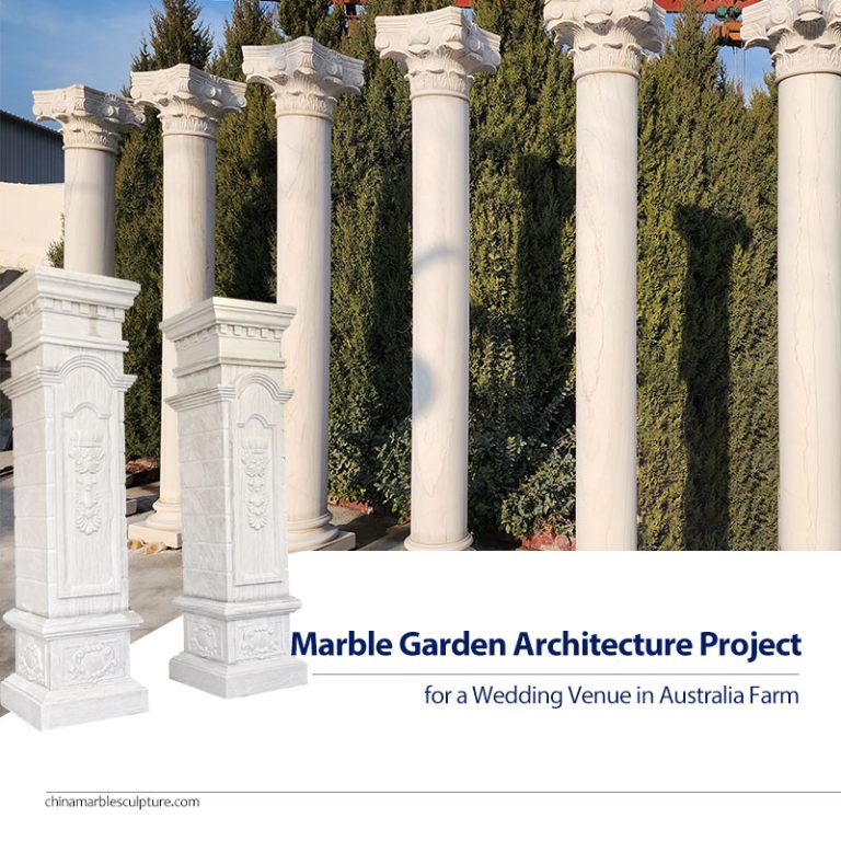 arble garden architecture project for a wedding venue in australia