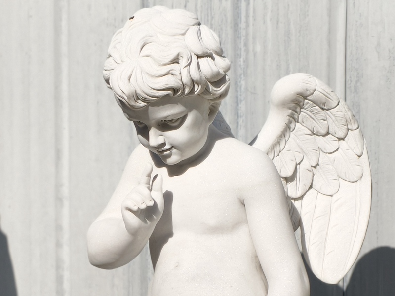 classic angel statues details