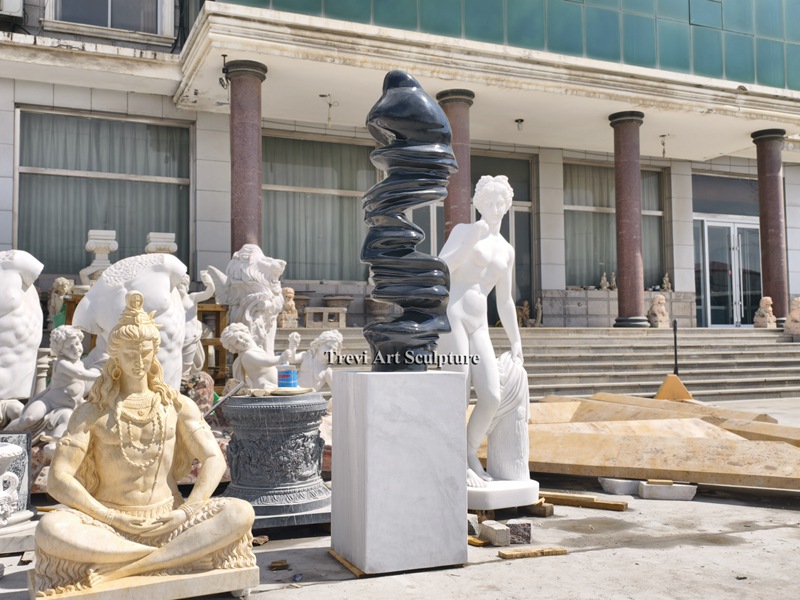 abstract marble sculpture