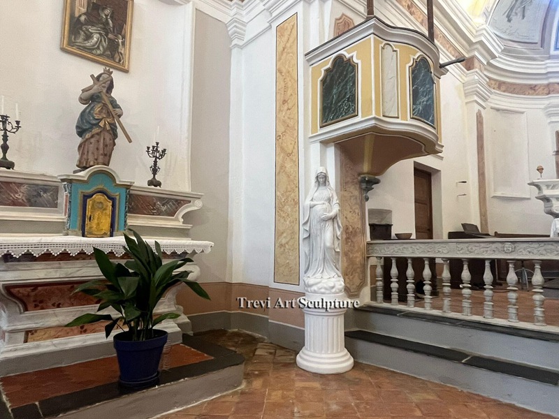 marble our lady of hope statue