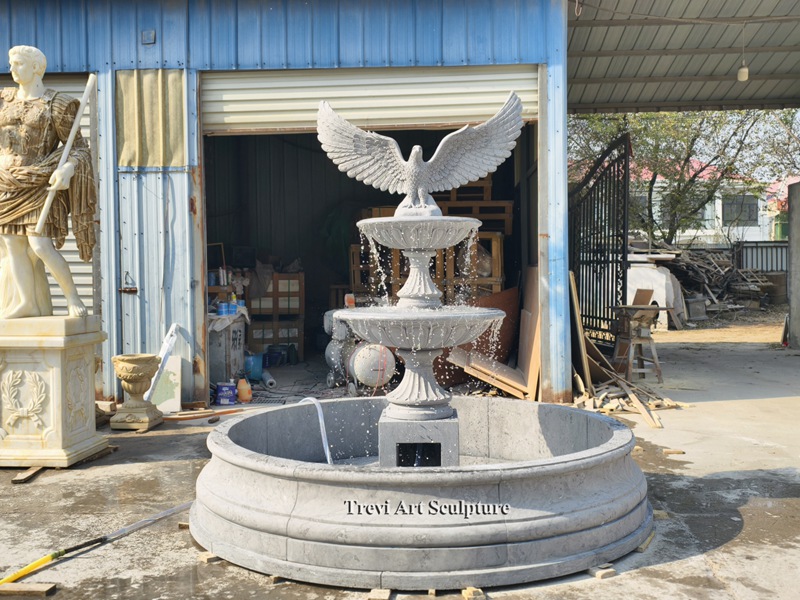 outdoor eagle fountain