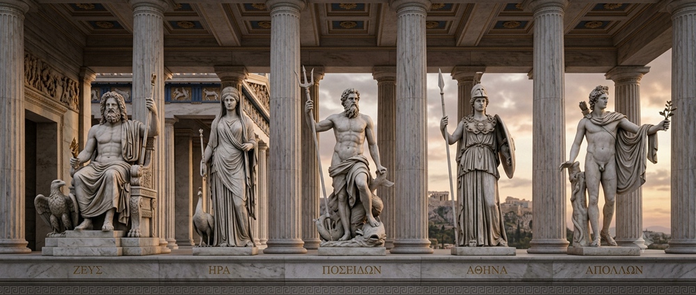 a complete guide to greek pantheon of gods