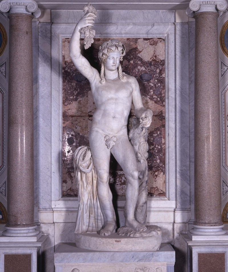 colossal statue of dionysus