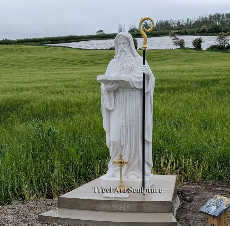 life size marble st benedict statue feedback