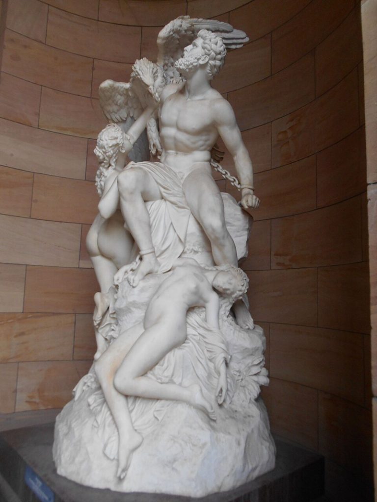 prometheus, captivated (1872 1879) by eduard müller (1828 1895)