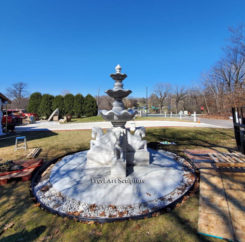 horse fountain