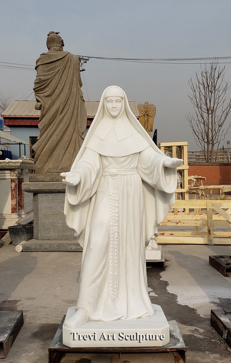 life size marble st mary mackillop statue
