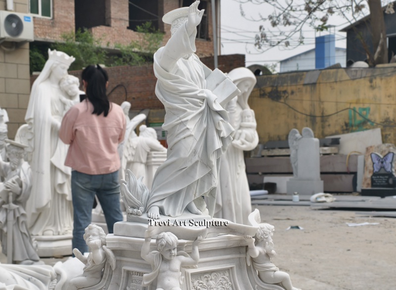 marble st paul statue