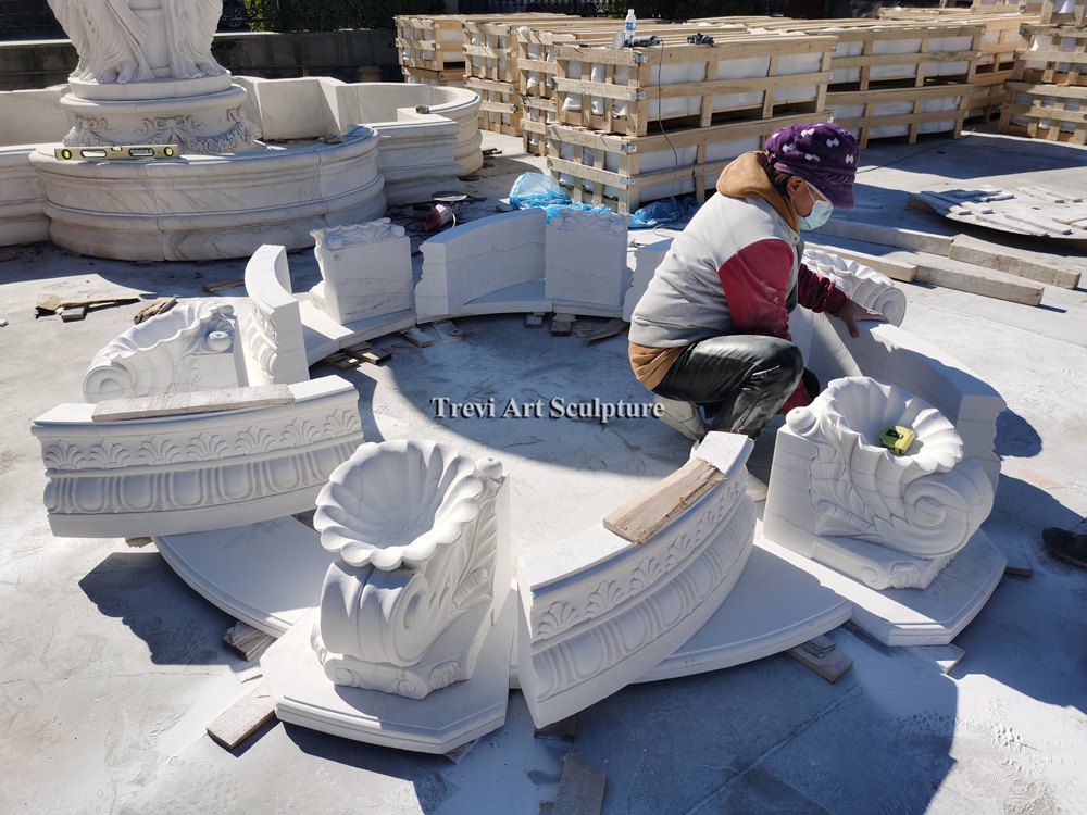 assemble the base ring (lower basin)