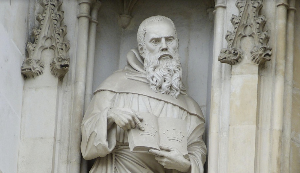 marble saint maximilian kolbe statue details