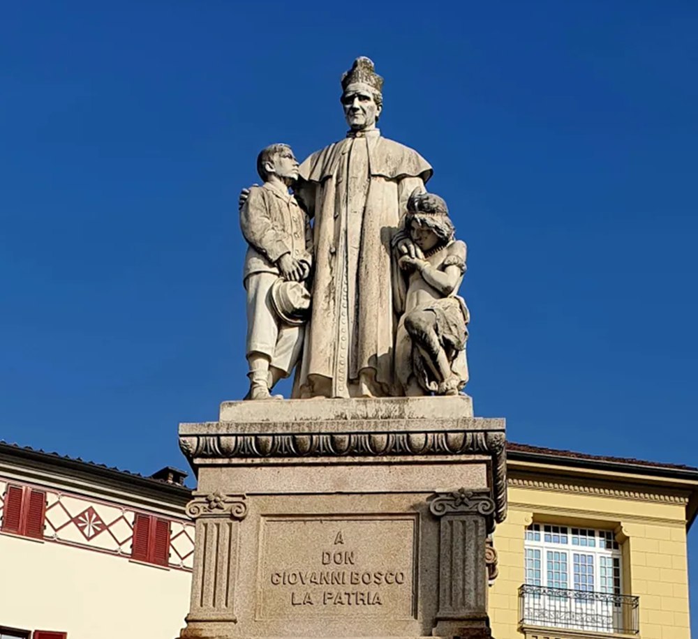 marble st. don bosco sculpture